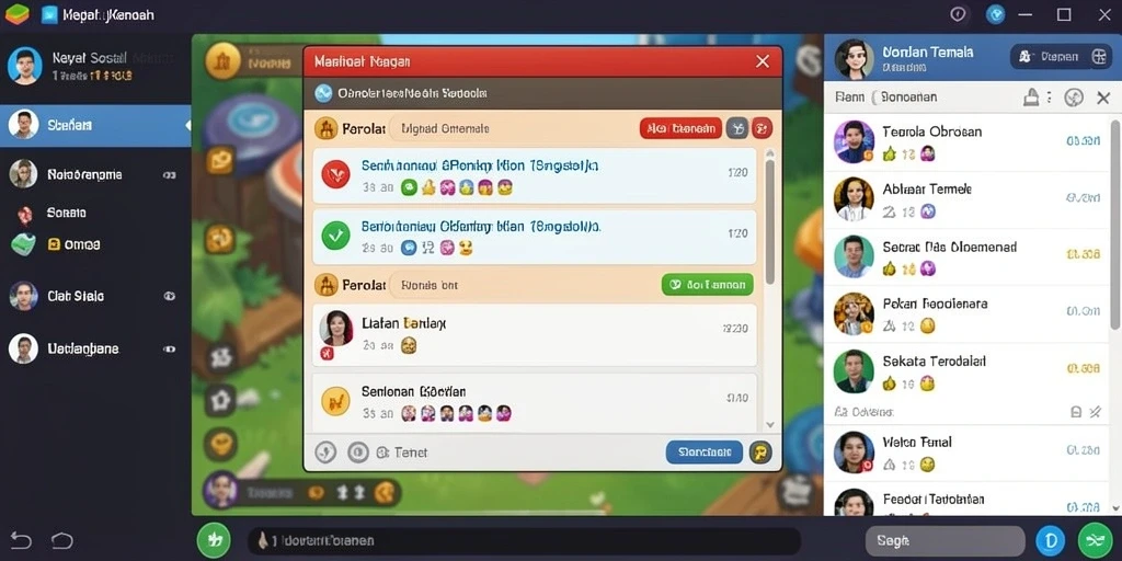 harapan777 - Tangkapan layar dari level penuh tantangan.